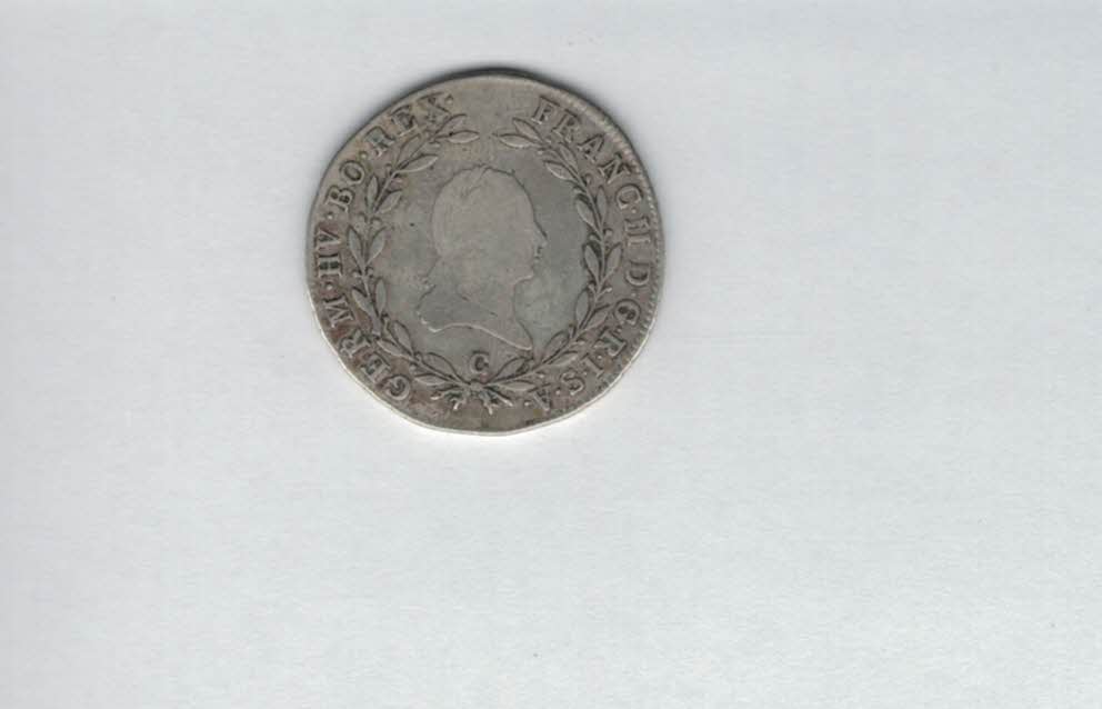 20 Kreuzer 1802 C Ag 6,5g silber Franz II. Österreich Spittalgold9800 (3469)   