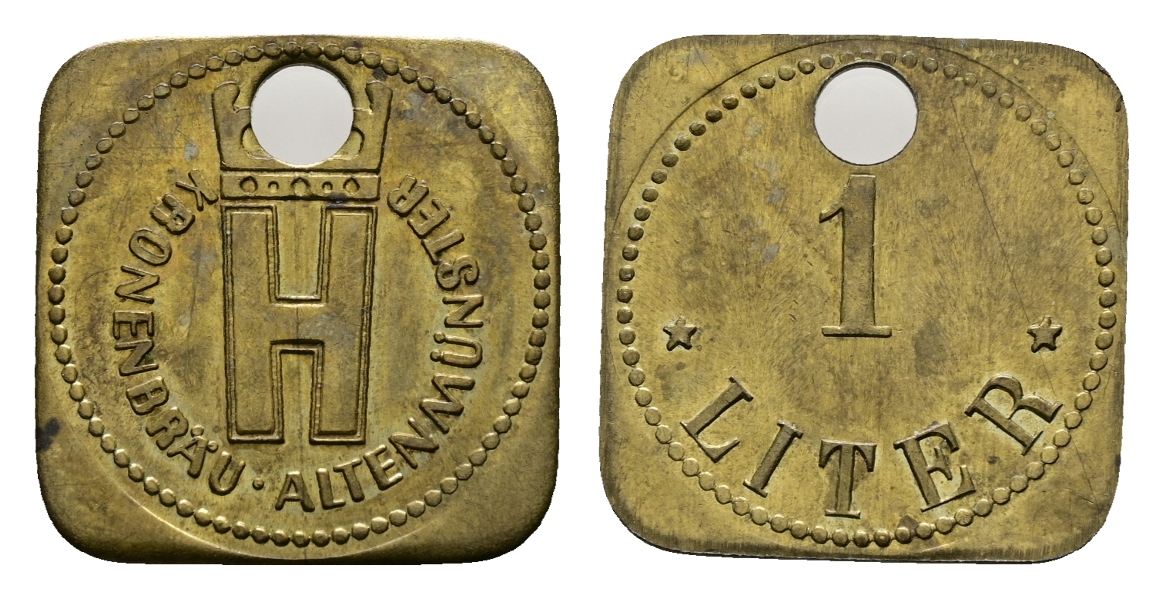  Bayern, Altenmünster, Kronenbräu, Biermarke; Menzel 380   