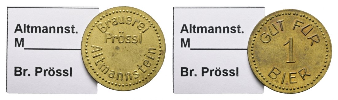 Bayern, Altmannstein, Brauerei Prössl, Biermarke; Menzel 408   