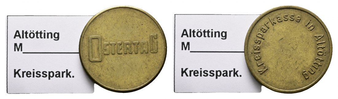  Bayern, Altötting, Kreissparkasse, Ostertag, Marke; Menzel -   