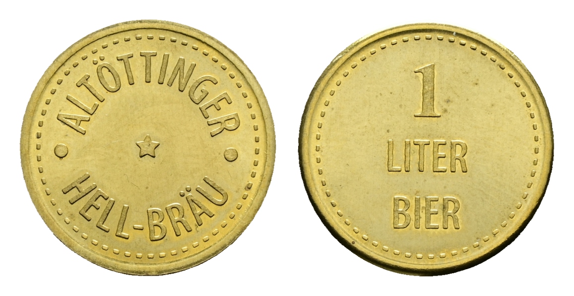  Bayern, Altötting, Hellbräu, Biermarke; Menzel (420)   
