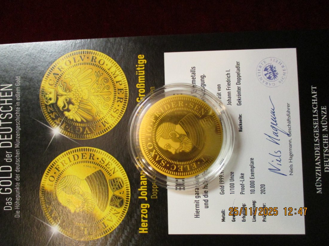  Anlagegold 999,9er Gold Gewicht: 1/100 oz in Gramm: 0,311g /1   