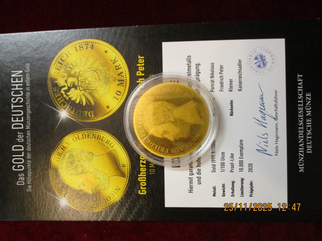  Anlagegold 999,9er Gold Gewicht: 1/100 oz in Gramm: 0,311g /1   