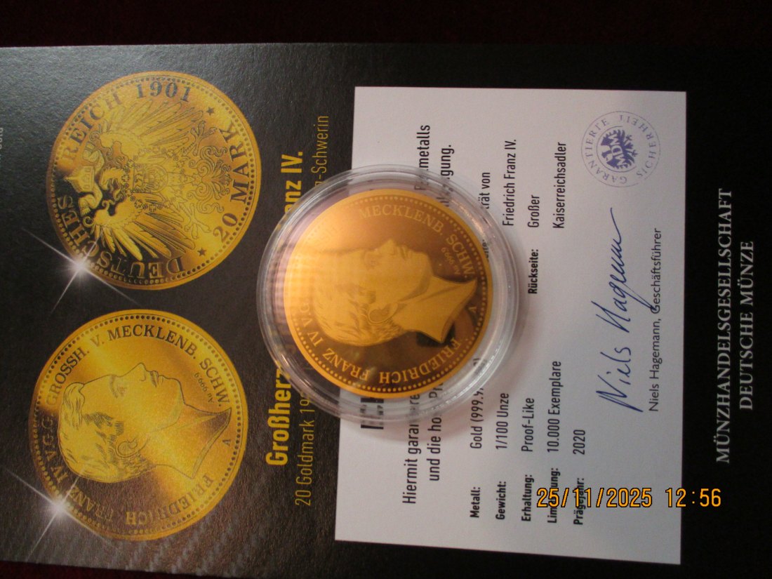  Anlagegold 999,9er Gold Gewicht: 1/100 oz in Gramm: 0,311g /1   