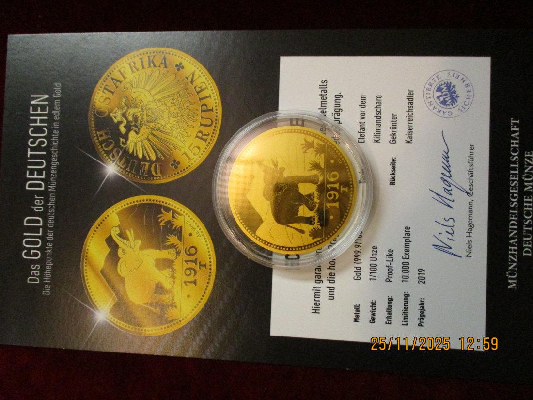  Anlagegold 999,9er Gold Gewicht: 1/100 oz in Gramm: 0,311g /2   