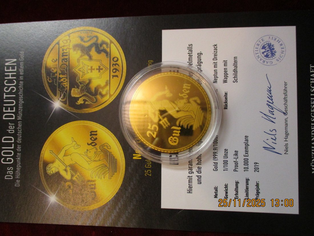  Anlagegold 999,9er Gold Gewicht: 1/100 oz in Gramm: 0,311g /2   