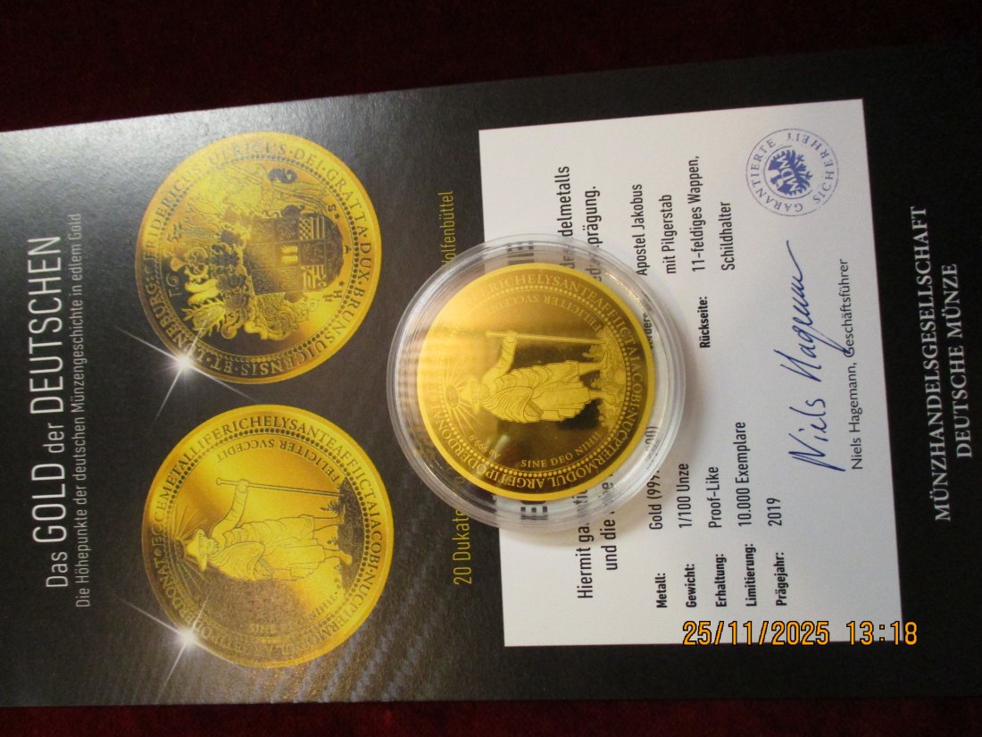  Anlagegold 999,9er Gold Gewicht: 1/100 oz in Gramm: 0,311g /3   