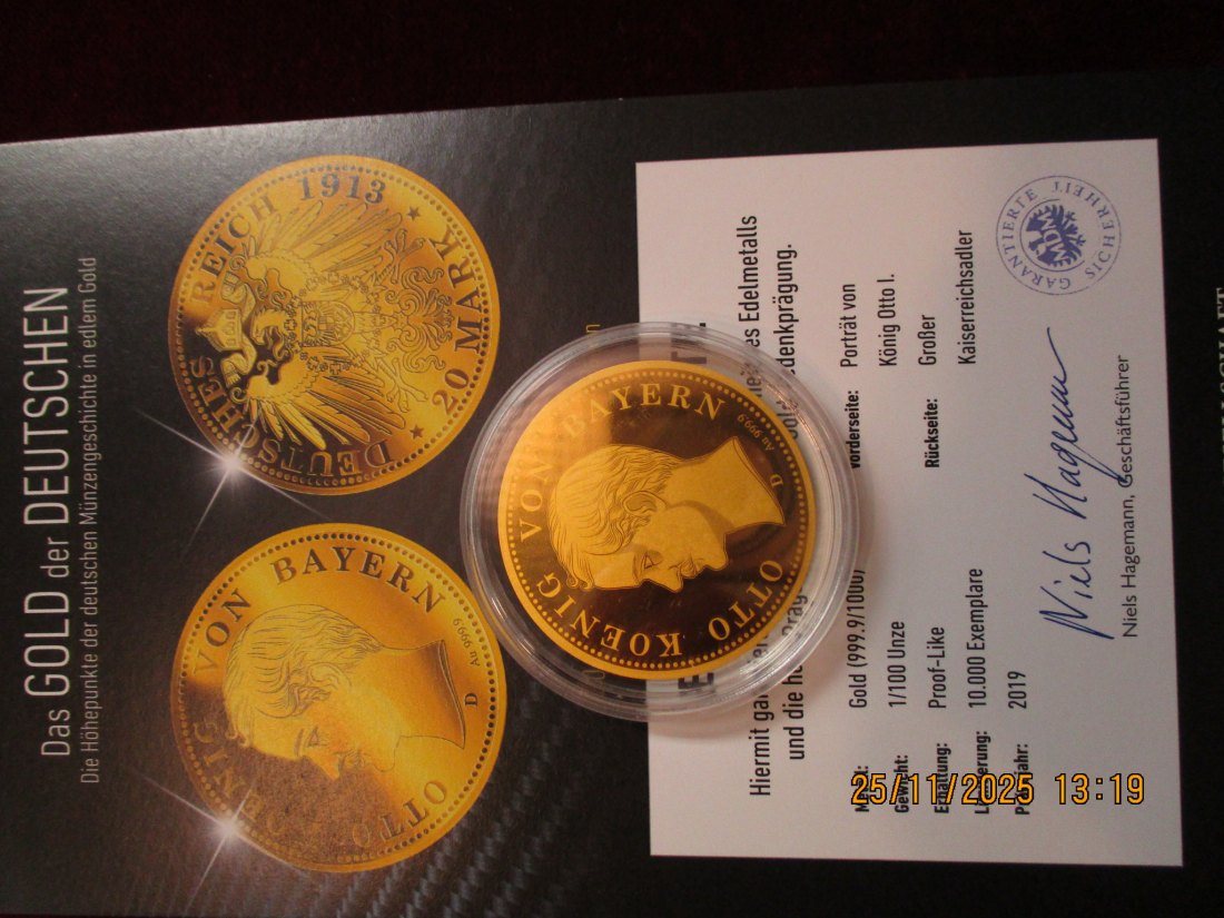  Anlagegold 999,9er Gold Gewicht: 1/100 oz in Gramm: 0,311g /3   