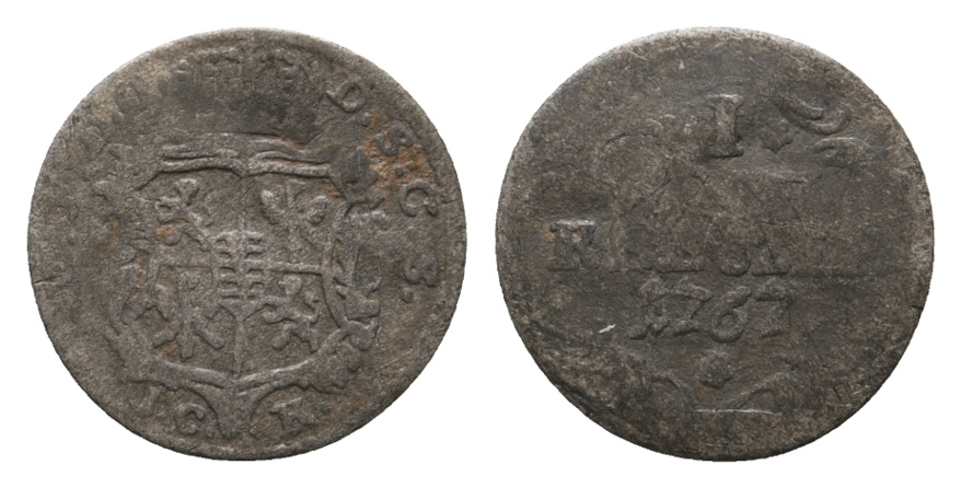  Altdeutschland; Kleinmünze 1767   