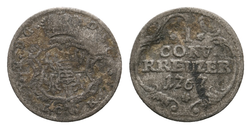  Altdeutschland; Kleinmünze 1767   