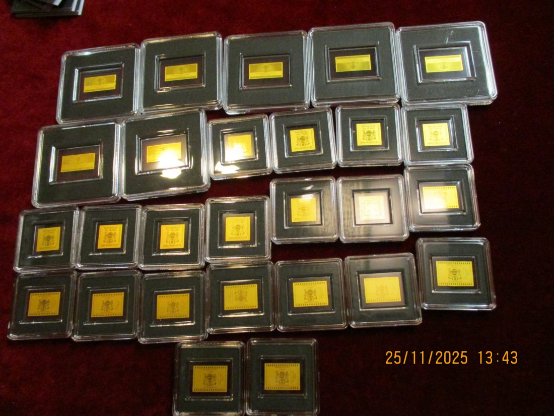  Anlagegold 999er Gold Gewicht: 27 x 1/1000 oz in Gramm: 0,83g /F1   