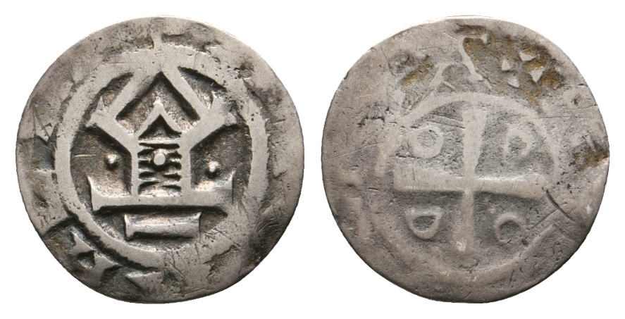  Mittelalter; Sachsen; ab 983; Otto Adelheid Pfennig; 1,01 g   