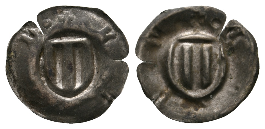  Mittelalter; Sachsen; ~1450; Hohlpfennig; 0,34 g   
