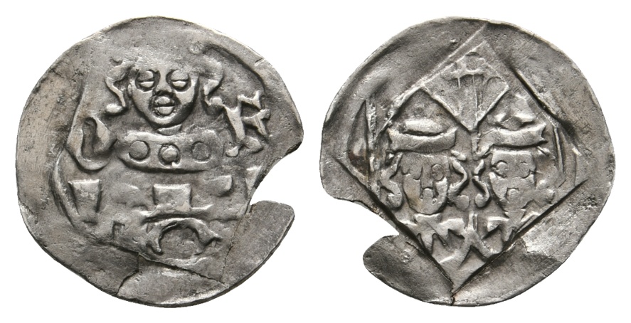  Mittelalter; Pfennig; 0,56 g   