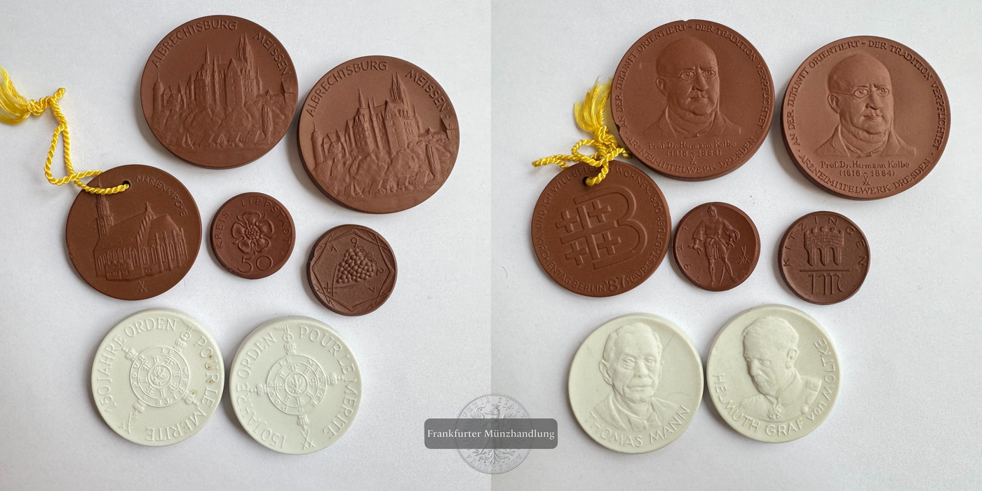  LOT: Deutschland Porzellan FM-Frankfurt Gewicht: 100,5g   