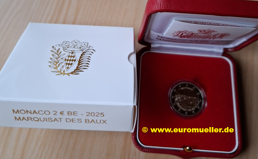 Monaco ...2 Euro Gedenkmünze...2025...PP...Baux   