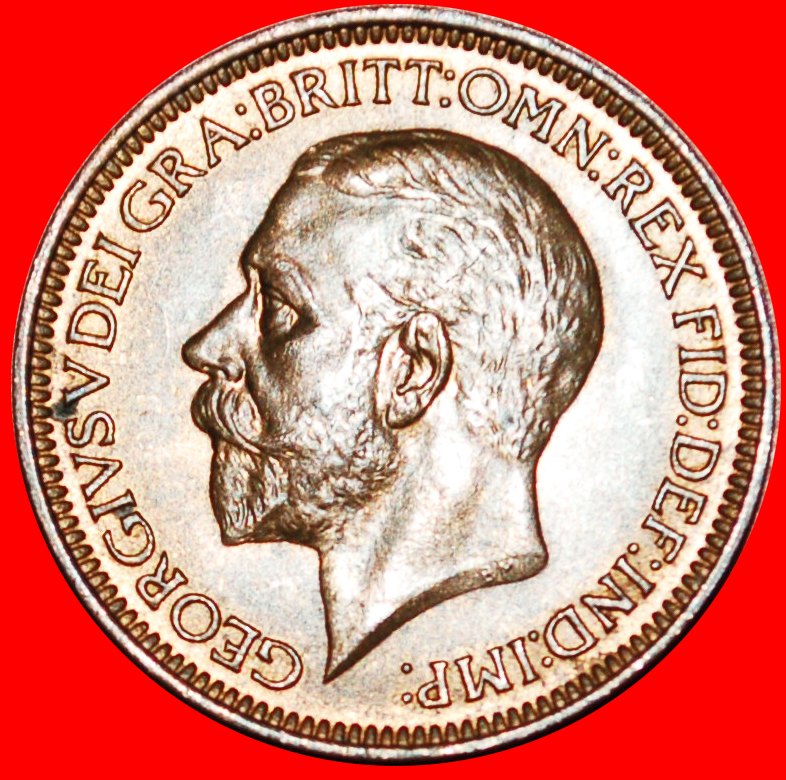  Ⰿ MISTRESS OF SEAS: GREAT BRITAIN ★ FARTHING 1936 UNC! GEORGE V (1911-1936)★LOW START ★ NO RESERVE!   