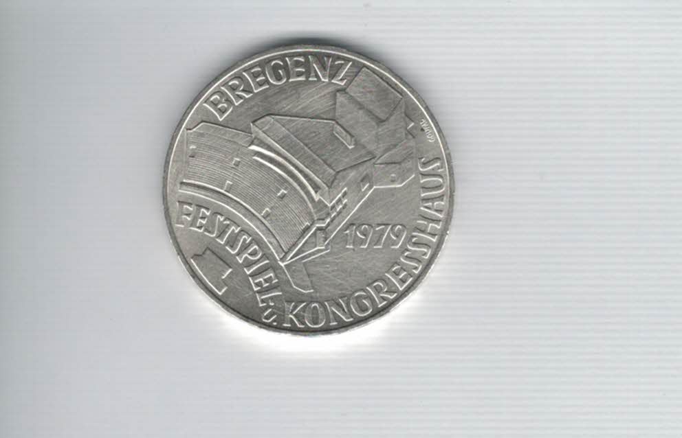  100 Schilling 1979 Festspiel Bregenz silber 15,36g fein Österreich Spittalgold9800 (01914/24   