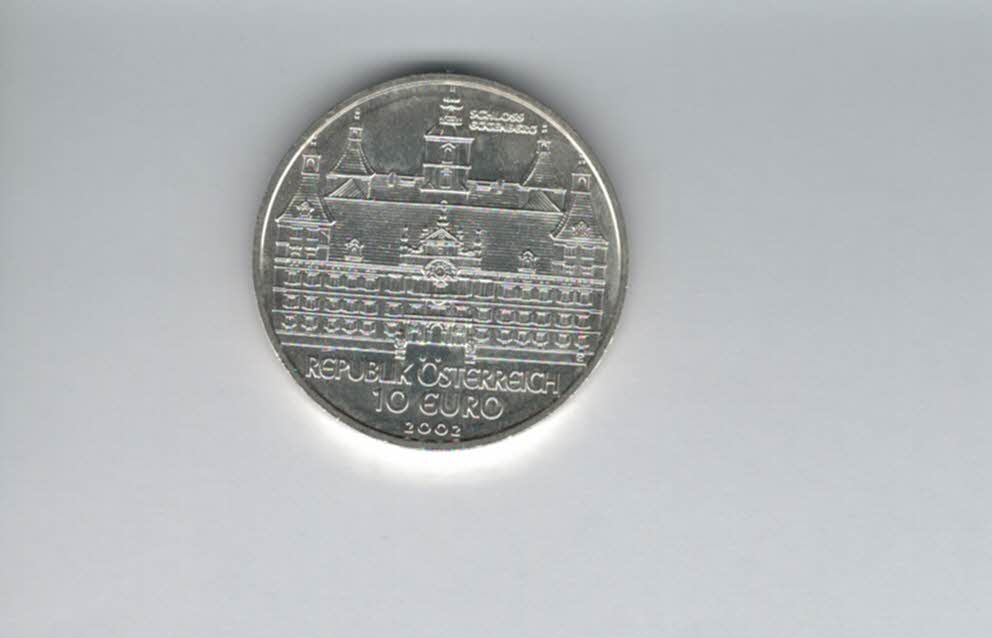  10 Euro 2002 Schloß Eggenberg silber 925/16g fein Österreich Spittalgold9800 (4971/2   