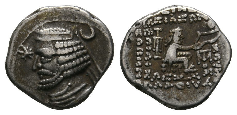  Antike; Griechenland; Drachme; 3,97 g   