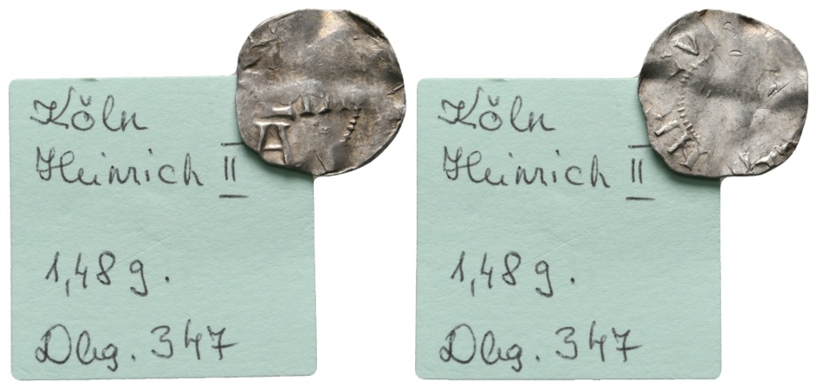  Mittelalter; Köln; Kleinmünze; 1,48 g   