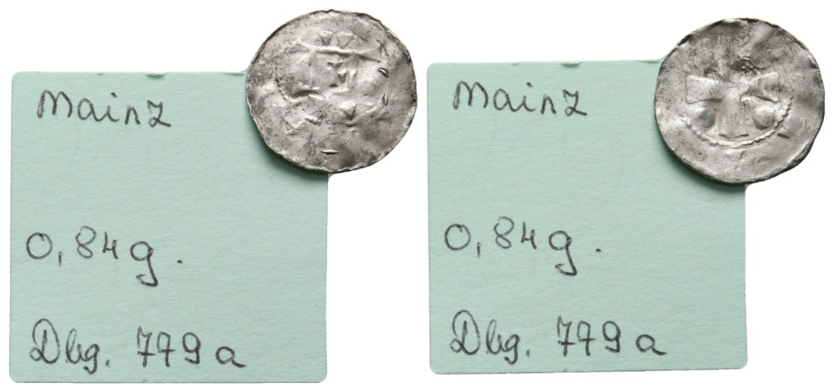  Mittelalter; Mainz; Kleinmünze; 0,84 g   