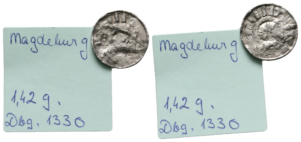  Mittelalter; Magdeburg; Kleinmünze; 1,42 g   