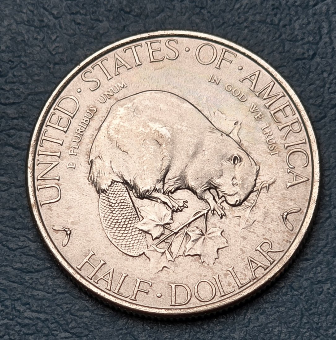  Half Dollar Commemorativ USA Sondermünze Albany 1936   