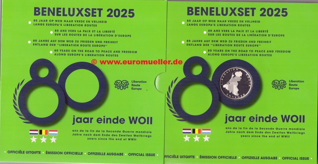 Belgien BENELUX KMS 2025...stgl. / bu.   