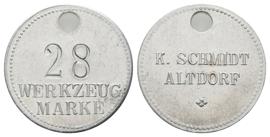  Bayern, Altendorf, K.SCHMIDT, WERKZEUG MARKE; Menzel -   