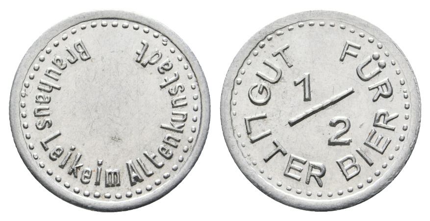  Bayern, Altenkunstadt, Brauhaus Leikeim; Biermarke; Menzel 376.1   