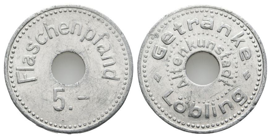  Bayern, Altenkunstadt, Getränke Löbling, Flaschenpfand 5.-; Menzel -   