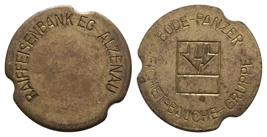  Bayern, Alzenau, Reiffeisenbank eG, Marke; Menzel -   