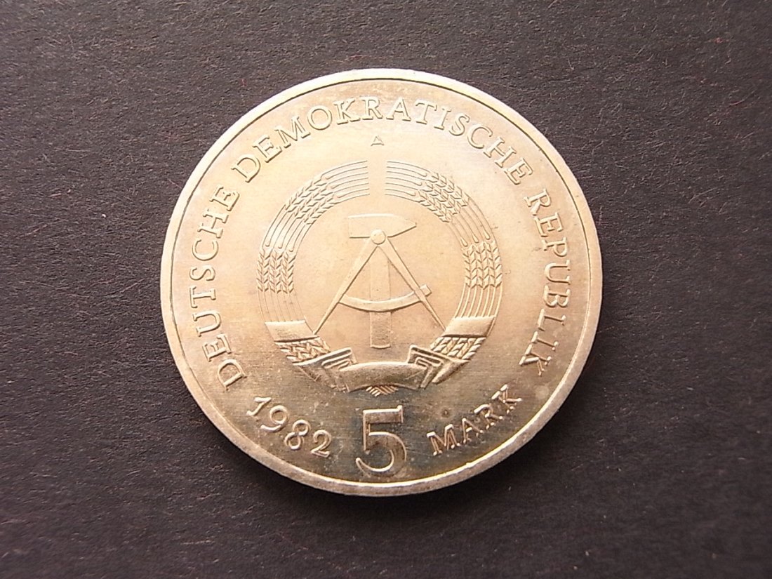  DDR 5 Mark 1982 Brandenburger Tor unc   