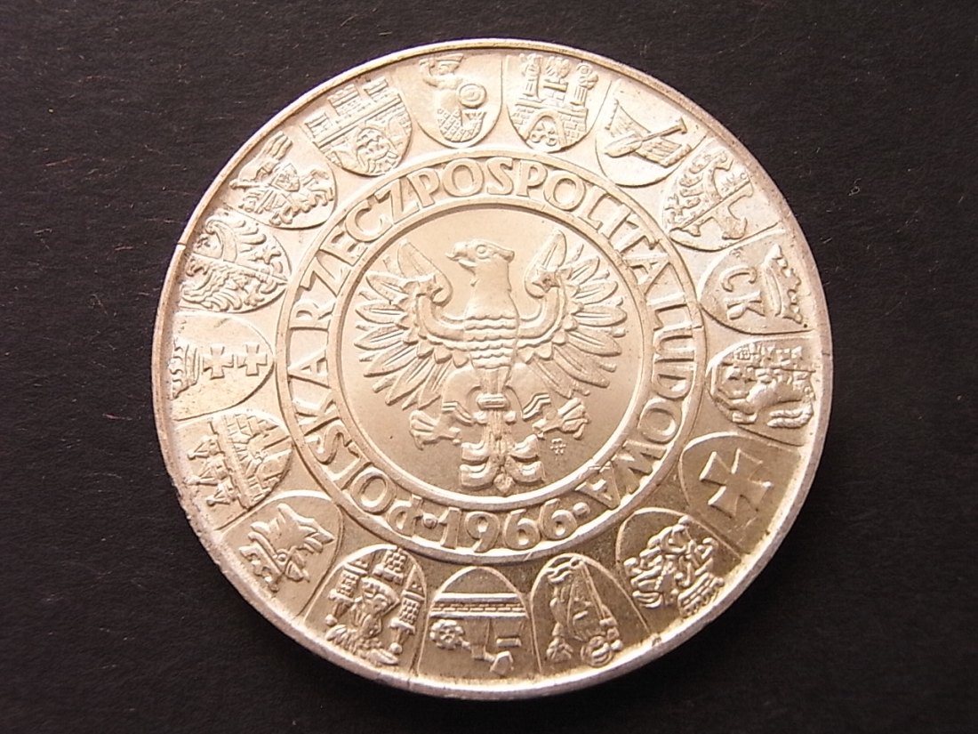  Polen 100 Zloty 1966 1000 Jahre Polen unc   