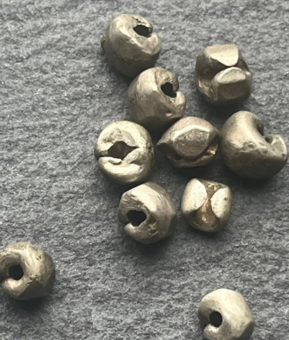  1 Stück Thailand Kugelgeld Photduang Baht Siam Silber   