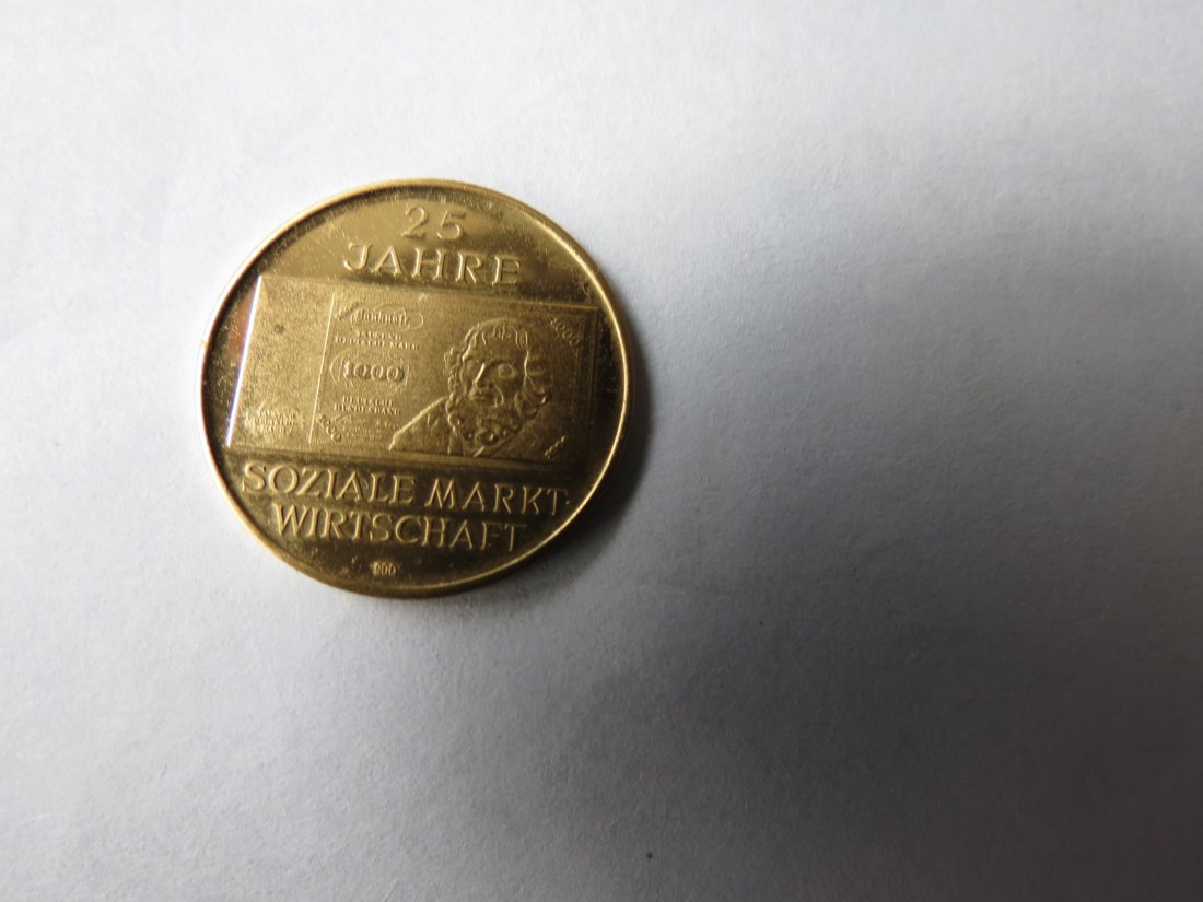  BRD Goldmedaille 1973; 3,15 g Feingold; 900er Gold; vorzüglich   