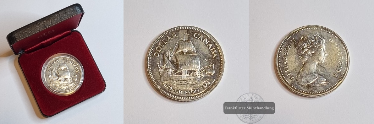  Kanada  1 Dollar  1979  Griffon FM-Frankfurt  Feinsilber: 11,66g   