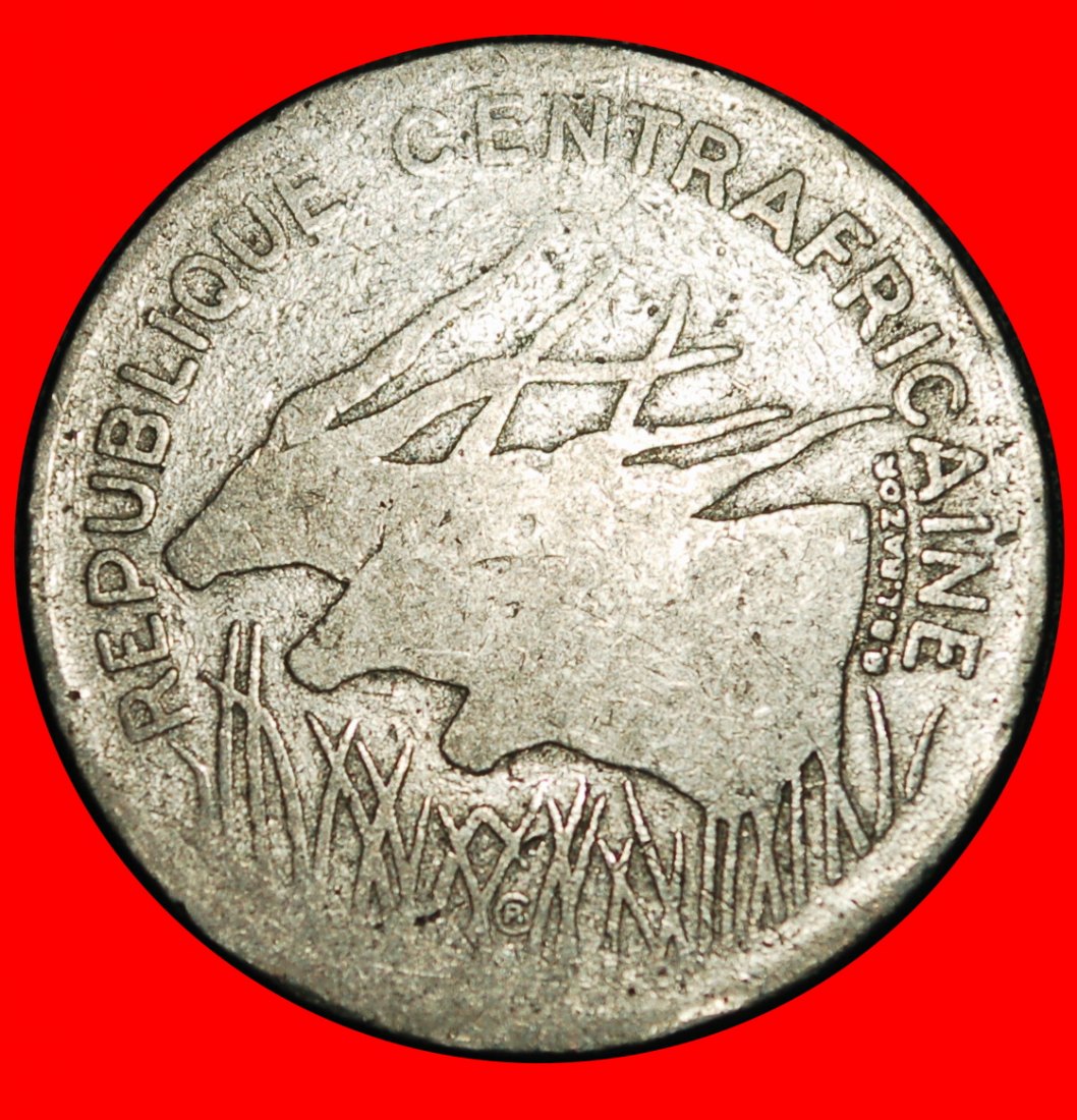  Ⰿ ANTELOPEN FRANKREICH 1971-1972: ZENTRALAFRIKANISCHE (NICHT EMPIRE)★100 FRANCS 1971★OHNE VORBEHALT!   