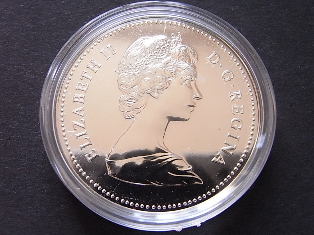  Canada 1 Dollar Bär 1980 stgl   