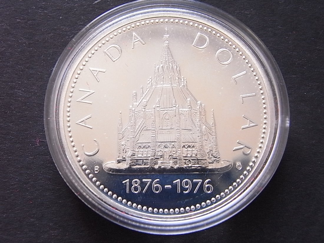  Canada 1 Dollar Parlament 1976 stgl   