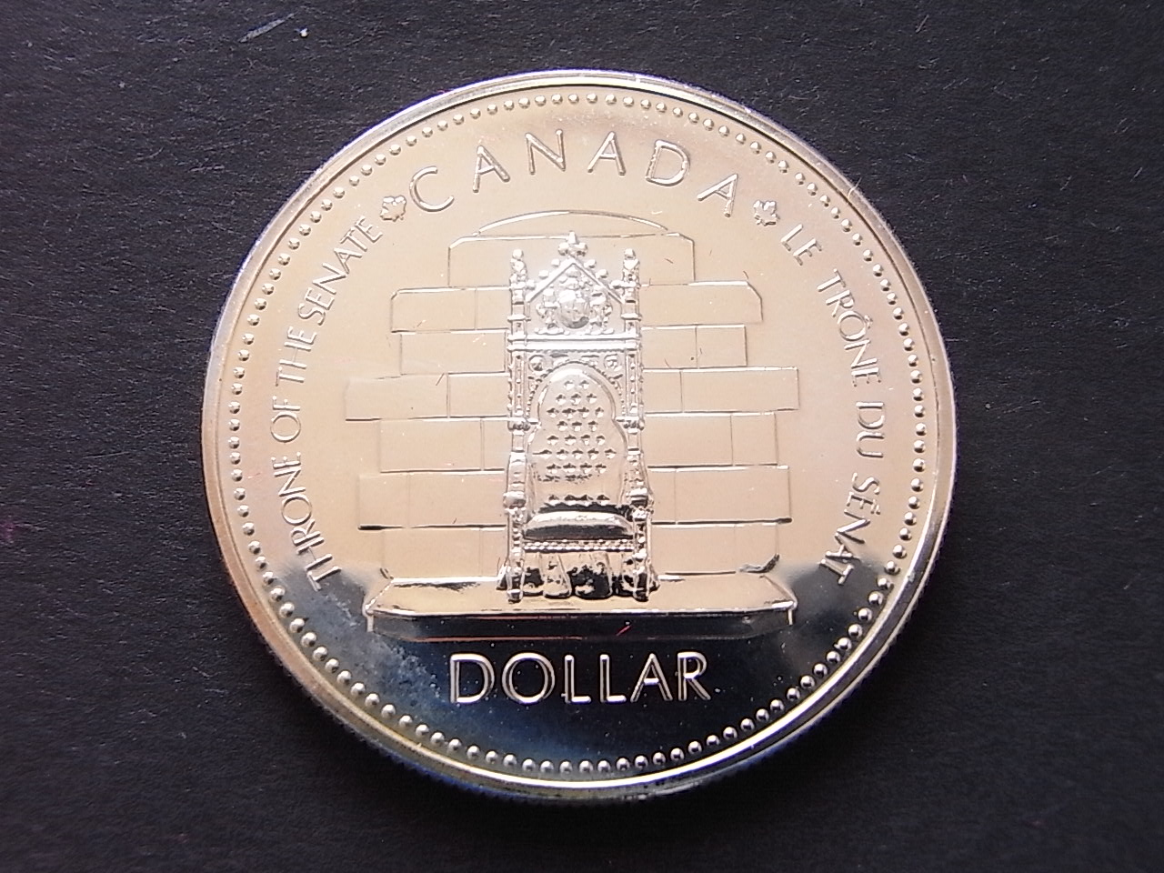  Canada 1 Dollar Silber Jubileum 1977 stgl   