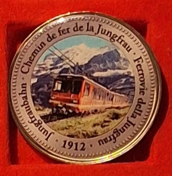  Farbmedaille Schweizer Bahnen   