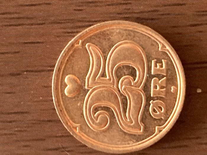 Münze Münzen Umlaufmünze Dänemark 25 Öre 2005