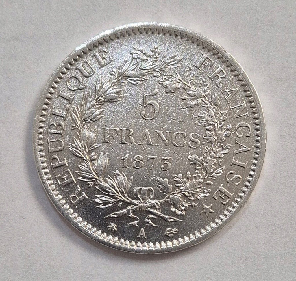  5 francs 1873   