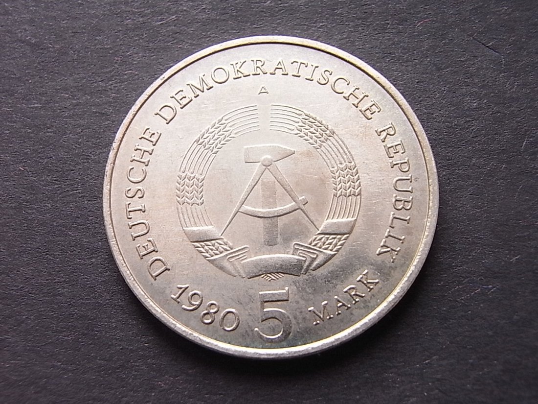  DDR 5 Mark 1980 Brandenburger Tor unc   