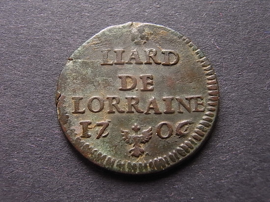  Lothringen 1 Liard 1706 ss   