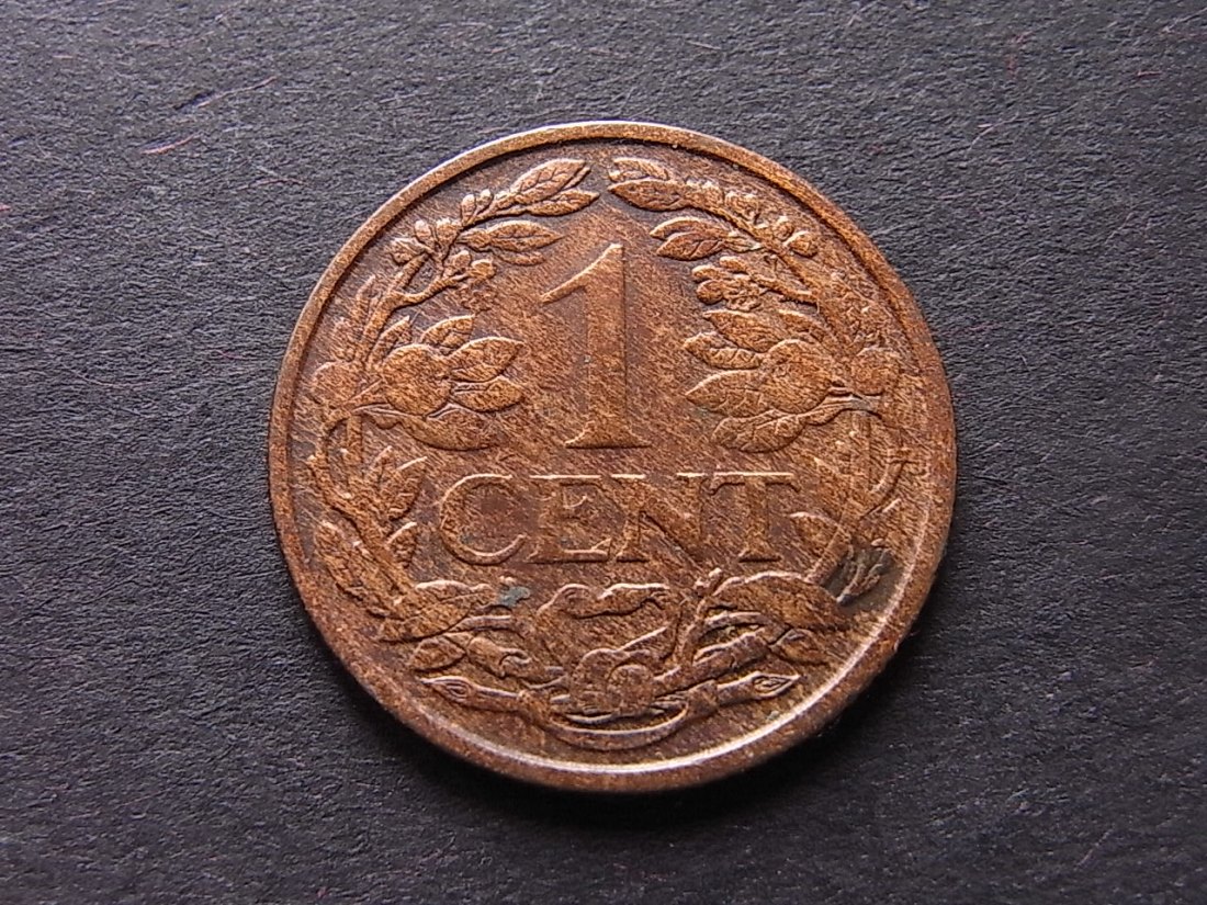  Niederland 1 Cent 1924 ss   