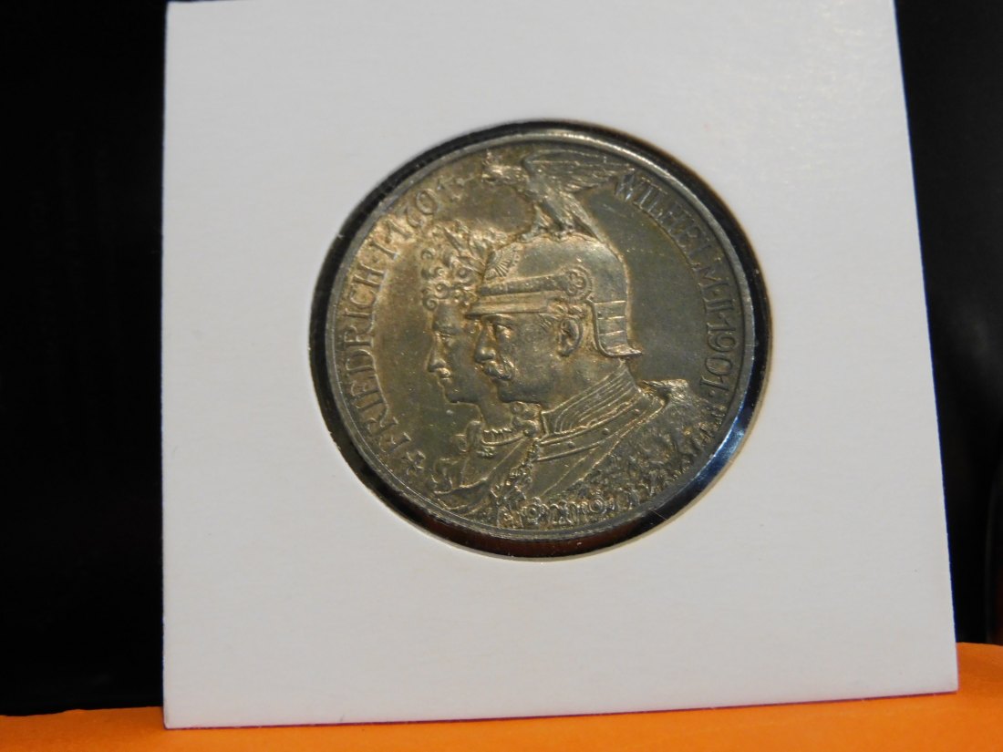  GERMANY 2 MARK 1901 PRUSSIA.GRADE-PLEASE SEE PHOTOS.   