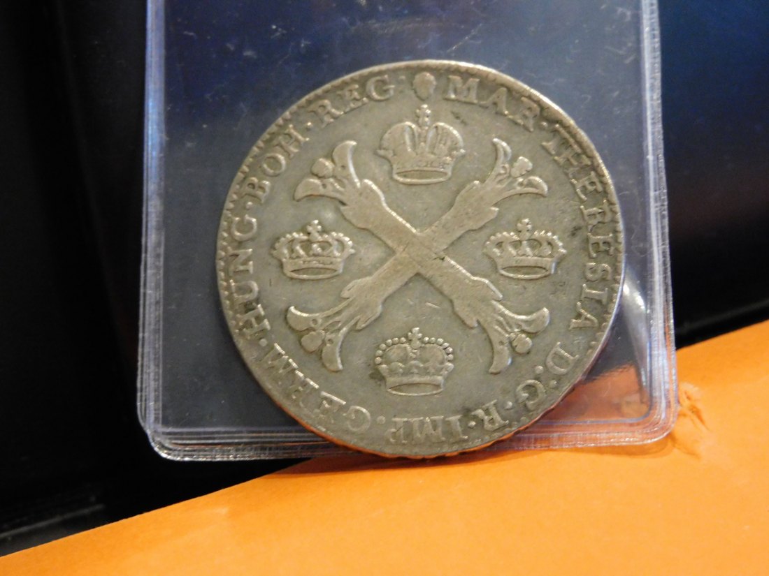  AUSTRIA 1 KRONENTHALER 1764.GRADE-PLEASE SEE PHOTOS.   